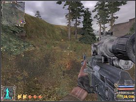 4 - Częściowo skażone jezioro - Mapa szczegółowa (1) | Dolina Mroku w Stalker Cień Czarnobyla - S.T.A.L.K.E.R.: Cień Czarnobyla - poradnik do gry