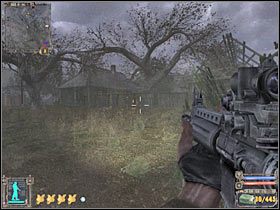 10 - Chatka na odludziu, a konkretnie otoczona z obu stron skażonymi bagnami - Mapa szczegółowa (2) | Magazyny wojskowe w Stalker Cień Czarnobyla - S.T.A.L.K.E.R.: Cień Czarnobyla - poradnik do gry