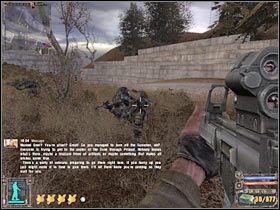 11 - Droga prowadząca do strefy Prypeć - Mapa szczegółowa (2) | Czerwony Las w Stalker Cień Czarnobyla - S.T.A.L.K.E.R.: Cień Czarnobyla - poradnik do gry