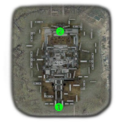 Zielone punkty na mapie - Mapa ogólna | Prypeć w Stalker Cień Czarnobyla - S.T.A.L.K.E.R.: Cień Czarnobyla - poradnik do gry