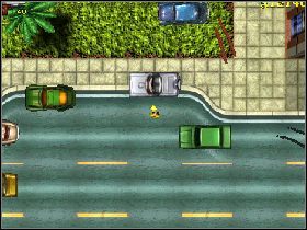 Odstaw wózek reporterki do garażu w północnym Greek Heights - Misje telefoniczne (1) | Vice City - Bent Cop Blues | Grand Theft Auto - Grand Theft Auto - poradnik do gry