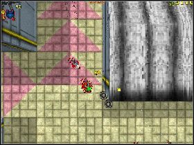 Gdy już będzie po walce, wsiądź do limuzyny wskazywanej przez strzałkę i zrób coś żeby pozbyć się gliniarzy - Misje telefoniczne (4) | Vice City - Bent Cop Blues | Grand Theft Auto - Grand Theft Auto - poradnik do gry