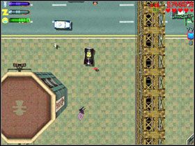 Kiedy załatwisz już sprawę u Yakuzy, czym prędzej znajdź ich samochód - Miarrę #1 i pojedź do Zaibatsu, gdzie zrobisz dokładnie to samo, czyli pozbędziesz się trzech wpływowych ludzi - Loonies (3) | Downtown w GTA 2 - GTA 2 - poradnik do gry