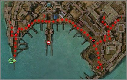 Zadania do wykonania: należy przebić się do końca misji (4) - Nadbrzeże przy konsulacie - miasto i misja, Konsulat | Istan - Guild Wars: Nightfall - poradnik do gry