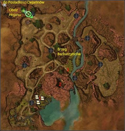Kolekcjonerzy - Obóz Hojanu, Brzeg Barbarzyńców | Kourna | Guild Wars Nightfall - Guild Wars: Nightfall - poradnik do gry