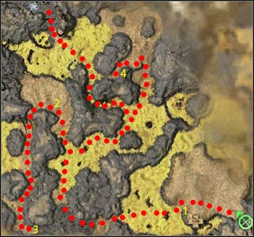 Zadania do wykonania: najpierw musicie pokonać Królową Aijundu, aby móc korzystać z pomocy wielkich robali, a następnie udać się z Palawą Joko do bram Ruin Sahlahji - Bramy Pustkowi (misja) | Pustkowia | Guild Wars Nightfall - Guild Wars: Nightfall - poradnik do gry