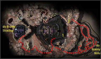 Do Domeny Bólu można dostać się tylko z Bramy Strachu, choć można z niej wyjść również do Bramy Bólu - Brama Bólu (miasto), Domena Bólu | Krainy Udręki | Guild Wars Nightfall - Guild Wars: Nightfall - poradnik do gry