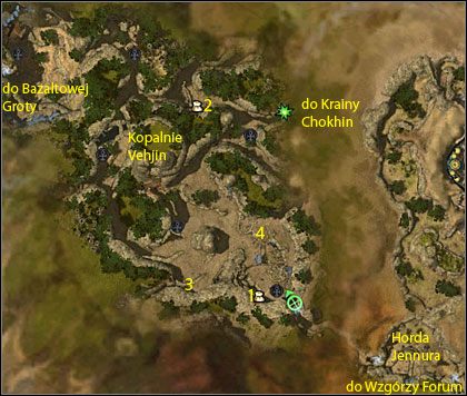 Kolekcjonerzy - Horda Jennura (miasto), Kopalnie Vehjin | Vabbi | Guild Wars Nightfall - Guild Wars: Nightfall - poradnik do gry
