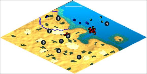 Zaczynasz na morzu w 1 - Libya | Alexander the Great w Rise of Nations - Rise of Nations - poradnik do gry