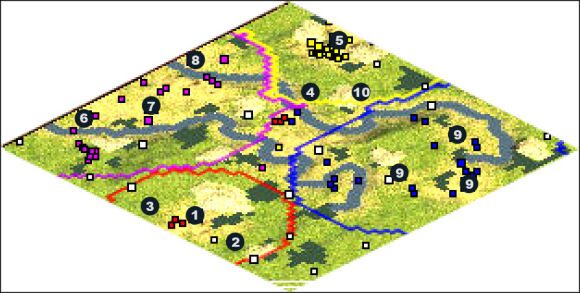 Zaczynasz w mieście 1 od razu stawiaj dwa następne (2 i 3 ) - Media | Alexander the Great w Rise of Nations - Rise of Nations - poradnik do gry