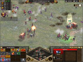 Rebelianci nadchodzą ze wszystkich kierunków i na pewno spróbują zaatakować każde z miast - Burgundy | Napoleon w Rise of Nations - Rise of Nations - poradnik do gry