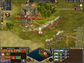 Kiedy będziesz gotów ruszaj ze szturmem na dwa miasta znajdujące się w pobliżu Rzymu (5 ) - Tuscany | Napoleon w Rise of Nations - Rise of Nations - poradnik do gry