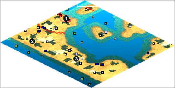 Twój cel to opanowanie 70% prowincji albo też zabicie wszystkich dowódców najemników nękających okolice - Libya | Napoleon w Rise of Nations - Rise of Nations - poradnik do gry