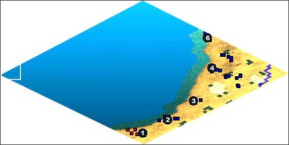 Zaczynasz w 1, dysponując armią startową i koszarami - Syria | Napoleon w Rise of Nations - Rise of Nations - poradnik do gry