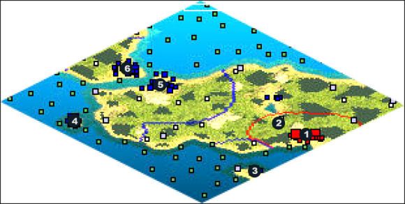 Zaczynasz w 1 , gdzie są dwa miasta - Turkey | Napoleon w Rise of Nations - Rise of Nations - poradnik do gry