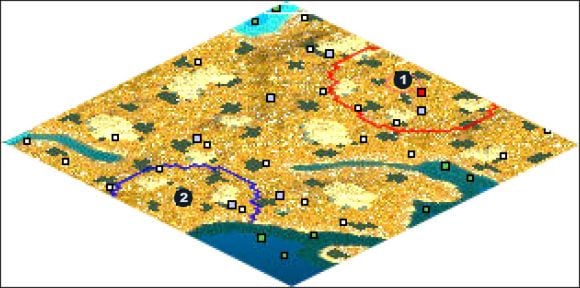 Zaczynasz w 1 z częściowo rozbudowanym miastem - New England | The New World British w Rise of Nations - Rise of Nations - poradnik do gry