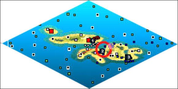 Zaczynasz z armią startową w 1 - Patagonia | The Cold War Americans w Rise of Nations - Rise of Nations - poradnik do gry