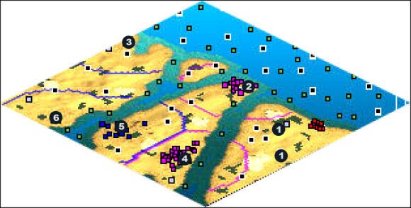 Zaczynasz na wschodzie i tu zacznij budować miasta (1 ) - Egypt | The Cold War Americans w Rise of Nations - Rise of Nations - poradnik do gry