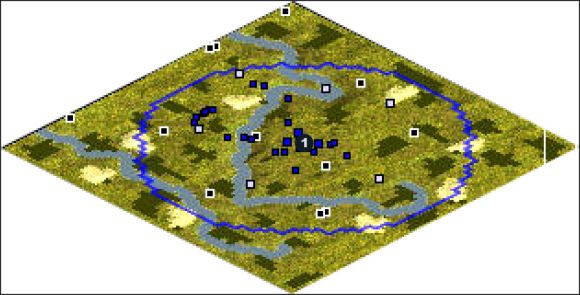 Zaczynasz ze skromnym oddziałem szpiegów a Twoje zadanie to zajęcie stolicy w centrum prowincji (1 ) - Misja szpiegowska 2 | The Cold War Americans w Rise of Nations - Rise of Nations - poradnik do gry