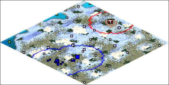 To jest podstawowy teren i zawsze taki będzie, z której strony byś nie nacierał - Andes | The Entire World | Rise of Nations - Rise of Nations - poradnik do gry
