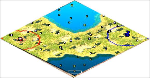 To jest mapa w przypadku ataku z Hiszpanii - France | The Entire World | Rise of Nations - Rise of Nations - poradnik do gry