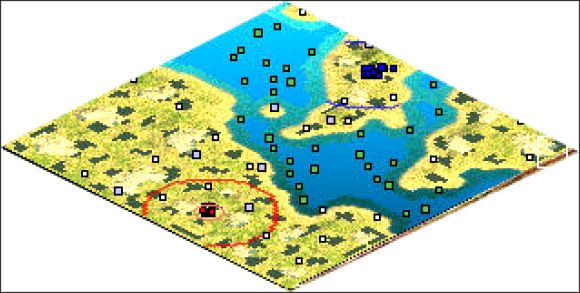 Mapa przeznaczona dla ataków z południa )z Afryki) - Italy | The Entire World | Rise of Nations - Rise of Nations - poradnik do gry