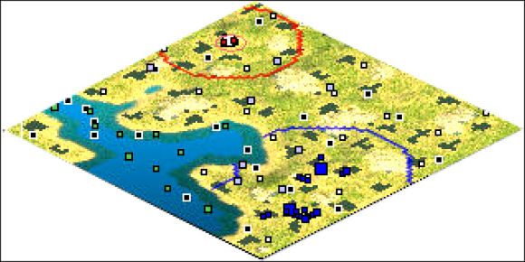 To jest mapa w przypadku ataku z lądu - Korea | The Entire World | Rise of Nations - Rise of Nations - poradnik do gry