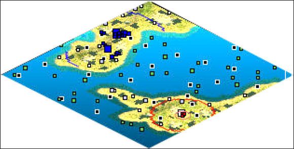To jest mapa przeznaczona do ataku z Japonii - Korea | The Entire World | Rise of Nations - Rise of Nations - poradnik do gry