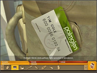 Na koniec możesz jeszcze wykonać dwie mniej istotne czynności - część 6 | Krokodyle łzy | CSI Kryminalne Zagadki Miami - CSI: Kryminalne Zagadki Miami - poradnik do gry