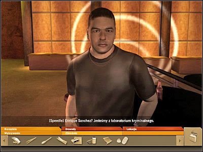 W pierwszej kolejności proponowałbym przyjrzeć się leżącej obok lampie, gdyż to właśnie ona zabiła Jacka - część 1 | Krak czy Jack | CSI Kryminalne Zagadki Miami - CSI: Kryminalne Zagadki Miami - poradnik do gry