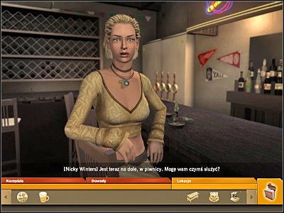 Zanim skierujesz się do piwnicy (jest to odrębna lokacja), powinieneś jeszcze trochę rozejrzeć się po barze - część 3 | Krak czy Jack | CSI Kryminalne Zagadki Miami - CSI: Kryminalne Zagadki Miami - poradnik do gry