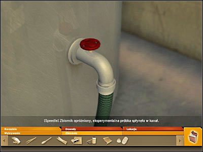 Na dole zbiornika powinieneś zauważyć charakterystyczną torbę - część 11 | Krak czy Jack | CSI Kryminalne Zagadki Miami - CSI: Kryminalne Zagadki Miami - poradnik do gry