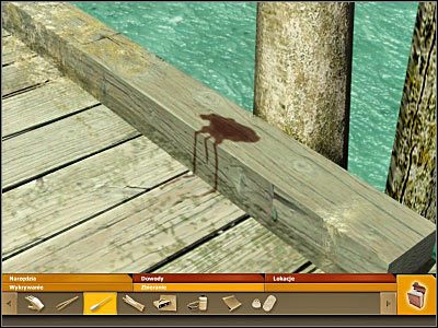 Na koniec kliknij na końcową część mola - część 4 | Statek nienawiści | CSI Kryminalne Zagadki Miami - CSI: Kryminalne Zagadki Miami - poradnik do gry