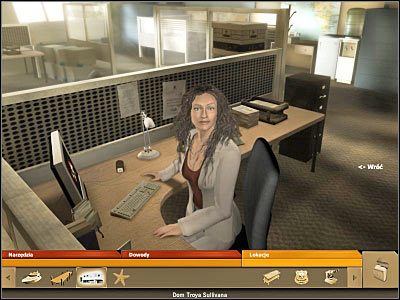 Po dotarciu na miejsce zacznij od zbadania lewej części stolika, znajdującego się w centralnej części pomieszczenia - część 9 | Statek nienawiści | CSI Kryminalne Zagadki Miami - CSI: Kryminalne Zagadki Miami - poradnik do gry