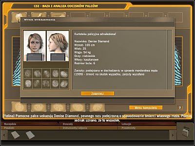 Zamknij to menu i skieruj się do piątej opcji, czyli Wyszukiwania specjalnego - część 2 | Udar słoneczny | CSI Kryminalne Zagadki Miami - CSI: Kryminalne Zagadki Miami - poradnik do gry