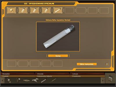 Powinieneś już doskonale wiedzieć, jak należy postępować, niemniej jednak przypomnę jakie opcje będziesz musiał wybierać: Możesz mi załatwić nakaz/przesłuchanie - część 6 | Udar słoneczny | CSI Kryminalne Zagadki Miami - CSI: Kryminalne Zagadki Miami - poradnik do gry