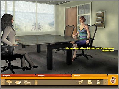 W celu odnalezienia miejsca, o którym wspominał Hugo będziesz musiał kliknąć na piasku pomiędzy dwoma dużymi głazami, zlokalizowanymi przy prawej krawędzi ekranu - część 10 | Udar słoneczny | CSI Kryminalne Zagadki Miami - CSI: Kryminalne Zagadki Miami - poradnik do gry