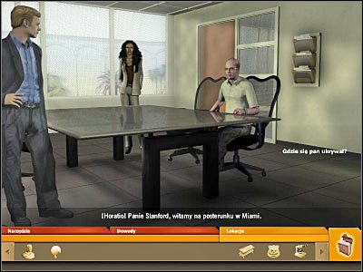 Na początek pogadaj z Tyem, gdyż będziesz mógł zadać mu większą liczbę pytań - część 6 | Sąd ostateczny | CSI Kryminalne Zagadki Miami - CSI: Kryminalne Zagadki Miami - poradnik do gry