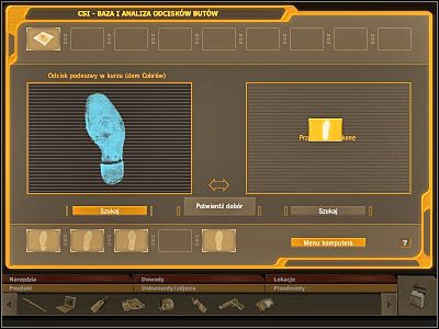 Na koniec będziesz musiał wybrać czwartą opcję z menu, czyli DNA - część 9 | Sąd ostateczny | CSI Kryminalne Zagadki Miami - CSI: Kryminalne Zagadki Miami - poradnik do gry