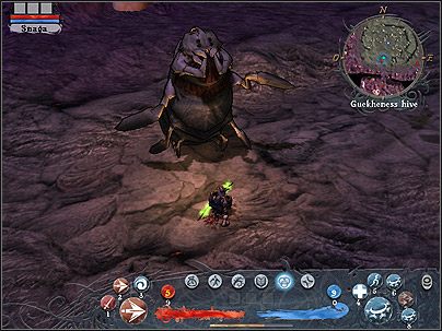 Królowa jest tak powolna, że bez problemu można ją wykończyć z dystansu - Misje (1) | In the belly of the world | Silverfall - Silverfall - poradnik do gry