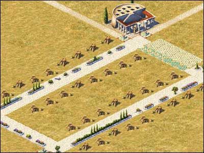 Ziemie o powierzchni 8x3 - Osiedla mieszkalne | Społeczeństwo w Zeus Pan Olimpu - Zeus: Pan Olimpu - poradnik do gry