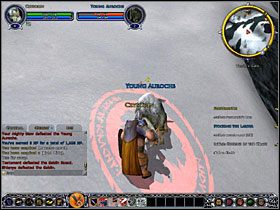 Jak już wypełnisz wszystkie swe zadania, Dwalin zechce, byś udał się do jaskini goblinów i spotkał się tam z elfem Elrohirem - Thorins Gate - opis przejścia | Krasnoludy - The Lord of the Rings Online: Shadows of Angmar - Pierwsze kroki - poradnik do gry