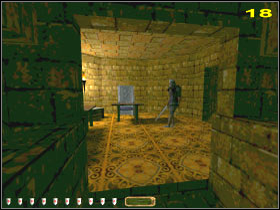 Jak komunikat podziałał na podwładnych, najlepiej sprawdzić na przykładzie stróża zabezpieczającego wejście do izb dla służby (17 ) - LORD BAFFORDS MANOR (3) | MISJA 1 | Thief The Dark Project - Thief: The Dark Project - poradnik do gry