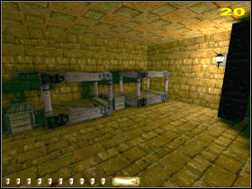 Wnioskuję, że wartownik wylądował na podłodze, a Ty znajdujesz się na pierwszym piętrze - LORD BAFFORDS MANOR (3) | MISJA 1 | Thief The Dark Project - Thief: The Dark Project - poradnik do gry