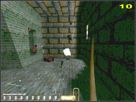 Tuż za rogiem widzisz linę prowadzącą w głąb katakumb (09 ) - DOWN IN THE BONEHOARD (2) | MISJA 3 | Thief The Dark Project - Thief: The Dark Project - poradnik do gry