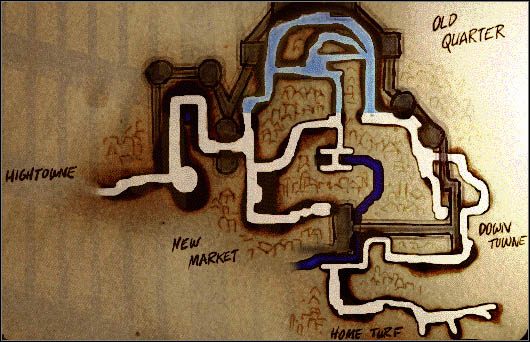 Do posiadłości lokalnego barona dostaniesz się z okalającego ją placu - ASSASSINS (1) | MISJA 4 | Thief The Dark Project - Thief: The Dark Project - poradnik do gry