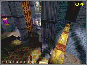 Za belką znajduje się pokój z ciałem brata Martello (05 ), gdzie znajdziesz cenny kielich (500 ) - RETURN TO THE CATHEDRAL (1) | MISJA 9 | Thief The Dark Project - Thief: The Dark Project - poradnik do gry