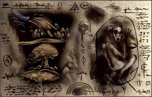 Mapa którą otrzymałeś od Młotowców, jest jak widać enigmatyczna - INTO THE MAW OF CHAOS (1) | MISJA 11 | Thief The Dark Project - Thief: The Dark Project - poradnik do gry