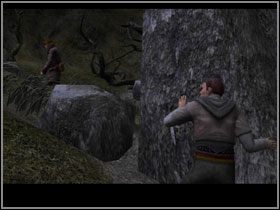 Gdy miniesz bramę cmentarza, zauważysz wracającego Salana - Manula Valley (8) | Rozdział II | The Sacred Rings - The Sacred Rings - poradnik do gry