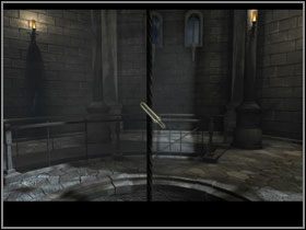 Gdy strażnik uda się w Twoim kierunku by sprawdzić windę, daj szybko susa w kierunku schodów - The Keepers Palace (6) | Rozdział III | The Sacred Rings - The Sacred Rings - poradnik do gry